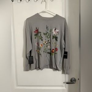Floral long sleeve tee